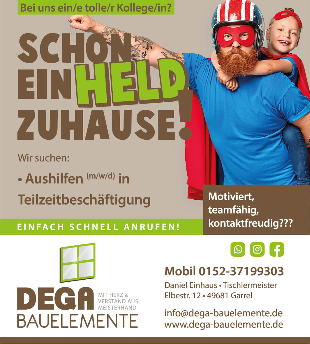 Stellenanzeige Aushilfe